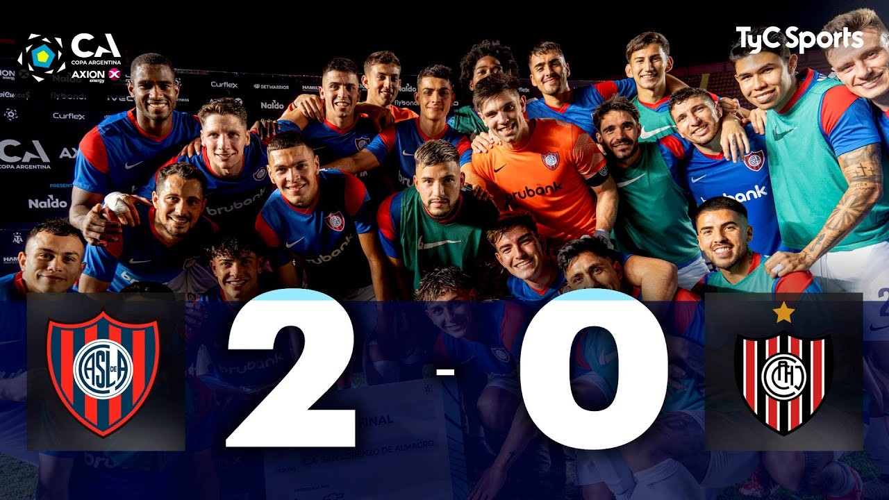 8 มิถุนายน 2567 ไฮไลท์บอล ซาน ลอเรนโซ่ ชนะ ชาคาริตา จูเนียร์ส 2-0 ศึกอาร์เจนติน่า คัพ 2024 ประเดิมชัยขาดลอย