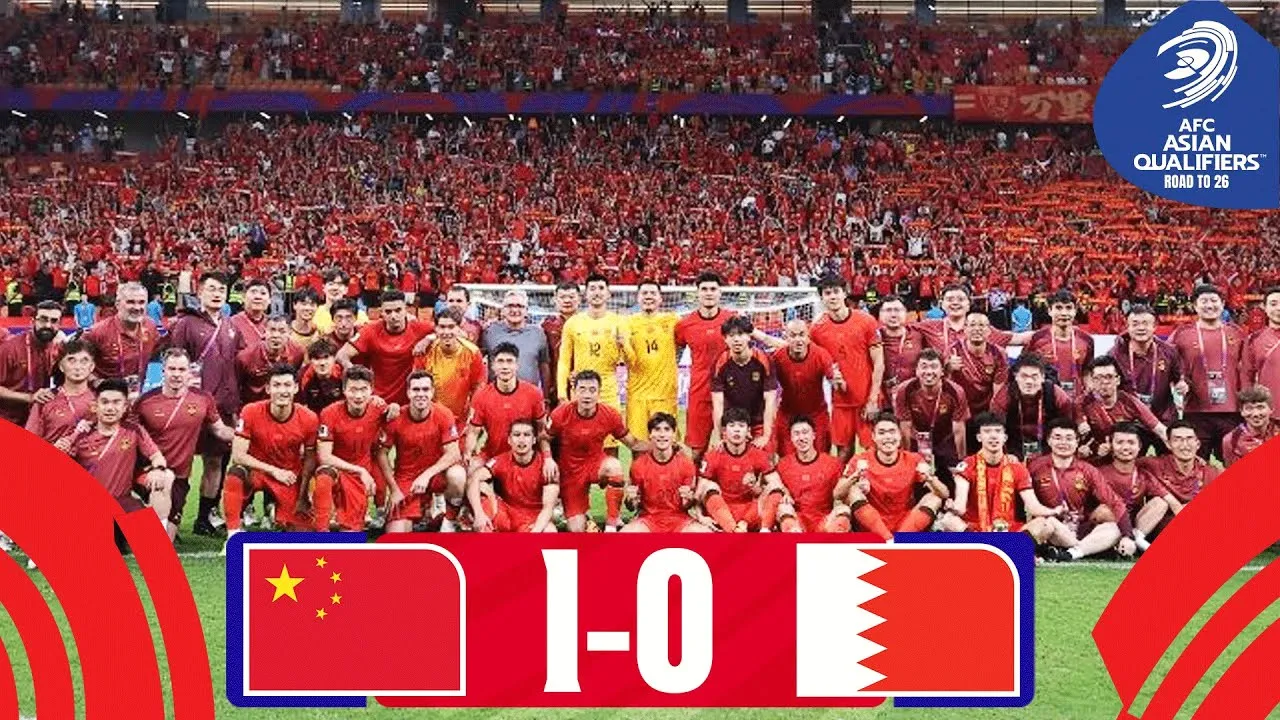 ไฮไลท์บอลโลก2025 รอบคัดโซนเอเชีย 11/06/2568 จีนเปิดบ้านชนะบาห์เรน 1-0 ประตูชี้ชะตาเก็บสามแต้มสำคัญ