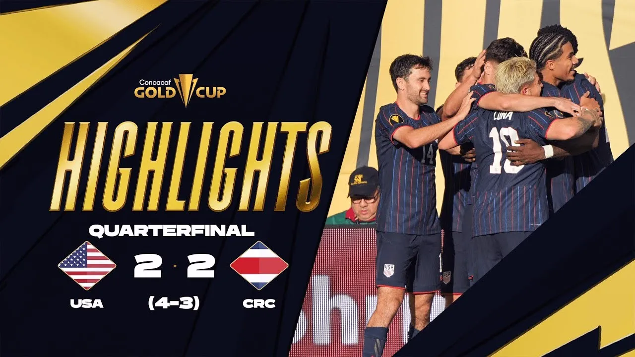 ลุ้นมันส์สุดระทึก! สหรัฐอเมริกาเจ๊าคอสตาริก้า 2-2 ในคอนคาเคฟ โกลด์ คัพ 2025 วันที่ 30/06/2568 ถึงนาทีสุดท้าย