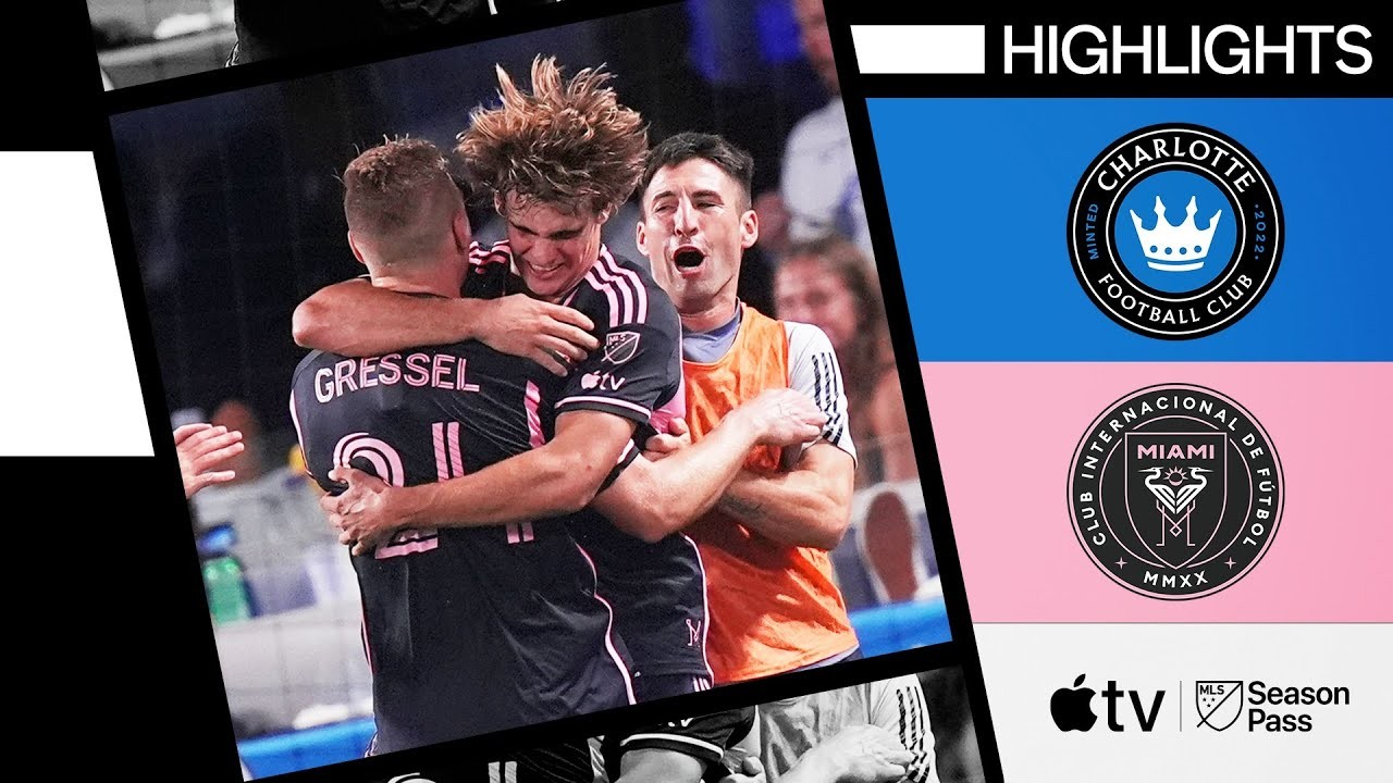 เว็บ liveball2567 พาเช็กไฮไลต์ MLS ยูเอสเอ อินเตอร์ ไมอามี่บุกชนะ ชาร์ลอตต์ เอฟซี 2-1 วันที่ 04/07/2567 สนุกมันส์ครบทุกลูก!