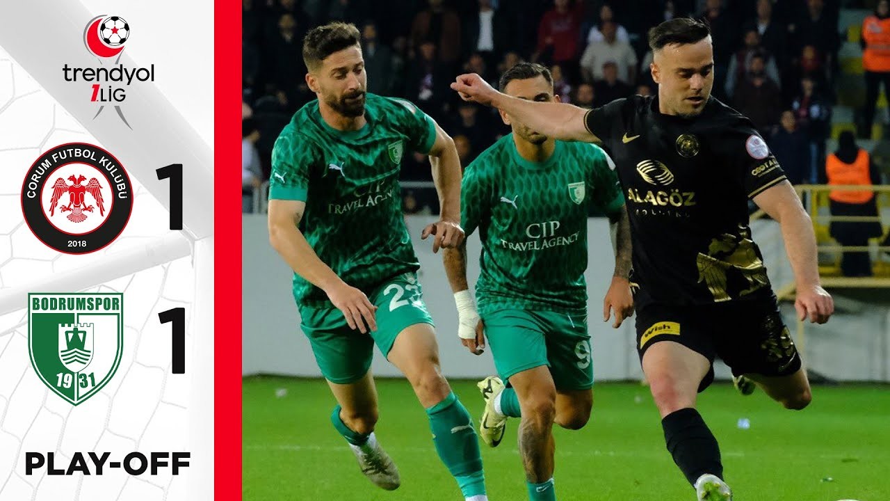 ไฮไลท์ฟุตบอลตุรกีดิวิชั่น2 : 21/05/2567 โครัม เอฟเค เสมอ โบดรุมสปอร์ 1-1 จบเกมสนุกสุดระเบิดที่ทั้งคู่แบ่งแต้มกันไป