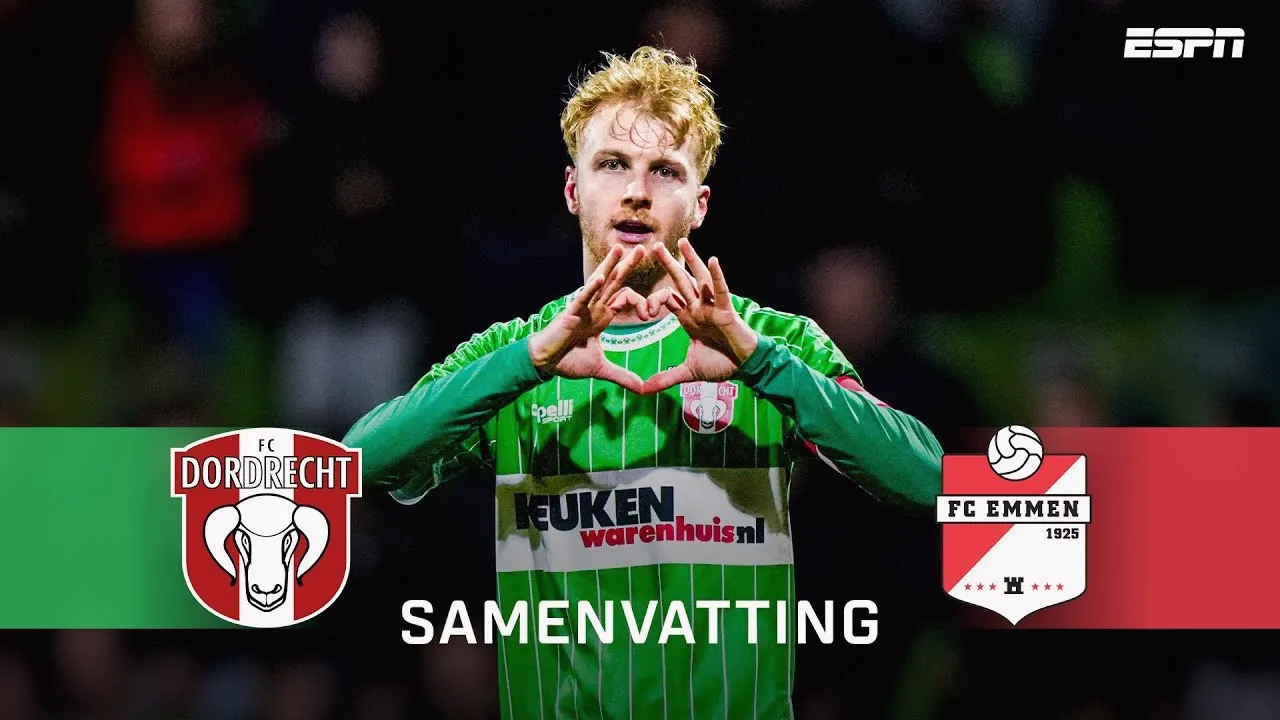 ไฮไลท์ฟุตบอล จูปิแลร์ลีก ฮอลแลนด์ 2025 ดอร์เดรชท์ ชนะ เอ็มเมน 3-0 ในวันที่ 1 มีนาคม 2568