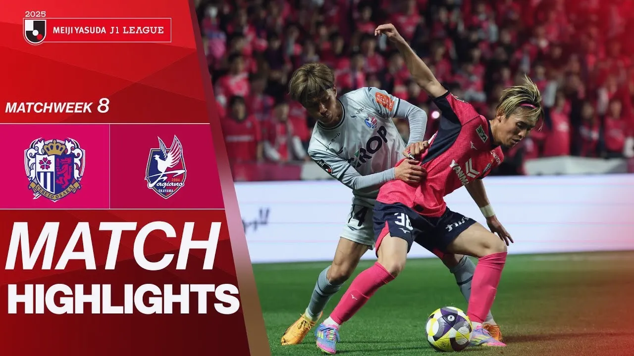 liveball2567.com พาเจาะไฮไลท์ฟุตบอลเจลีก 02/04/2568 เซเรโซ่ โอซาก้า พลิกแซงชนะ ฟาเจียโน่ โอคายาม่า 2-1 หลังเกมสุดเดือด