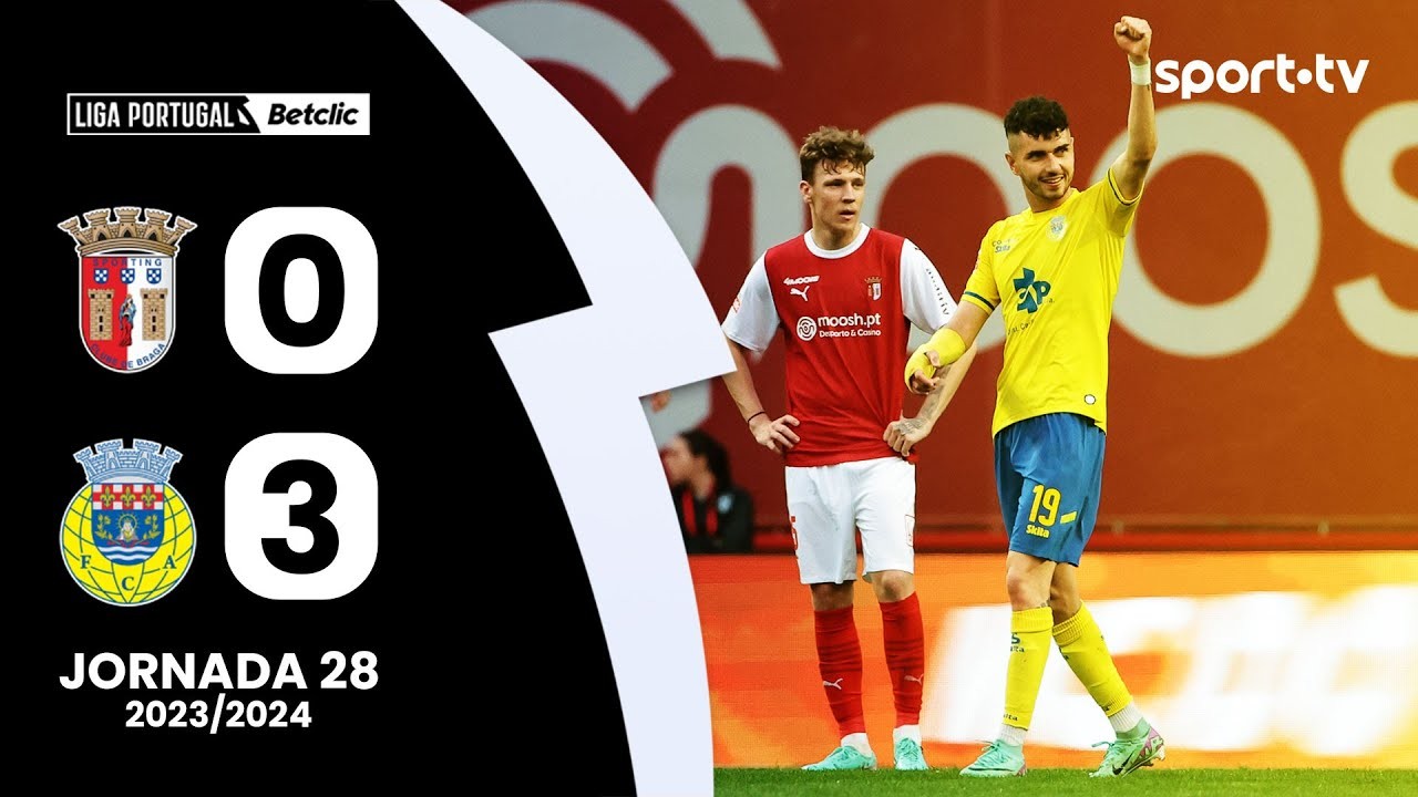 07/04/2567 LIVEBALL2567 พาคุณชมไฮไลท์ศึกฟุตบอลลีกา ซาเกรส โปรตุเกส อารัวก้าบุกถล่มสปอร์ติ้ง บราก้า 3-0 ชนิดไร้ที่ติ ไม่มีคำแก้ตัว