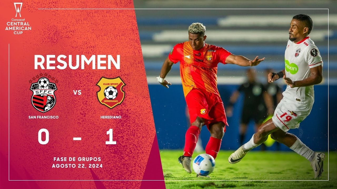 ไฮไลท์ฟุตบอล ซานฟานซิสโก เอฟซี พ่าย เฮเรดิอาโน่ 0-1 คอนคาเคฟ เซนทรัล อเมริกา คัพ 2024 วันที่ 23/08/2567