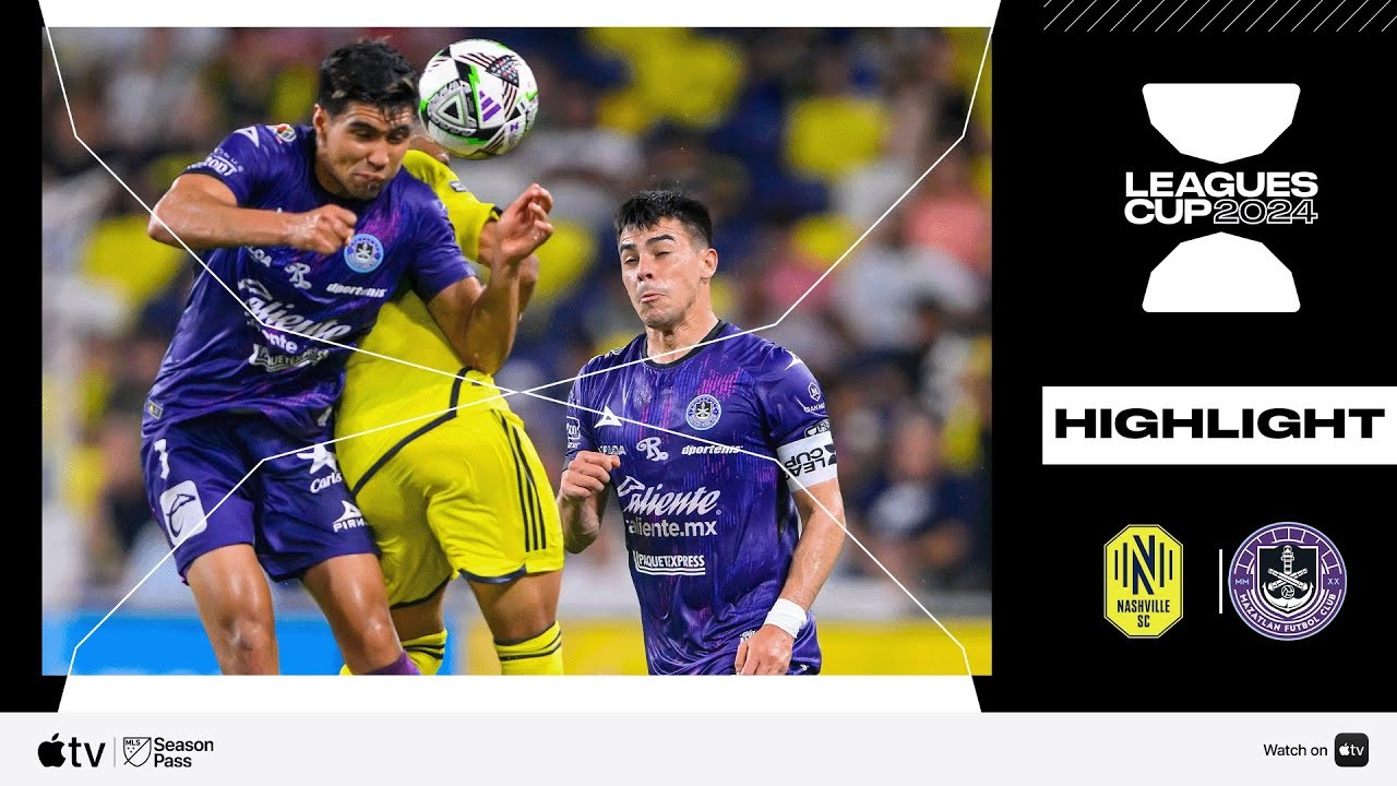 ไฮไลท์ฟุตบอล อเมริกา ลีก คัพ 2024 แนชวิลล์ เอสซี พ่าย มาซัตลาน เอฟซี 0-2 วันที่ 01/08/2567