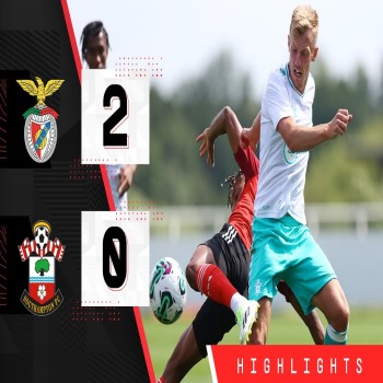 จากสนามกระชับมิตรสโมสร เบนฟิก้า เอาชนะ เซาแธมป์ตัน 2-0 เก็บชัยเหนือทีมจากอังกฤษ ไฮไลท์ฟุตบอล liveball2567