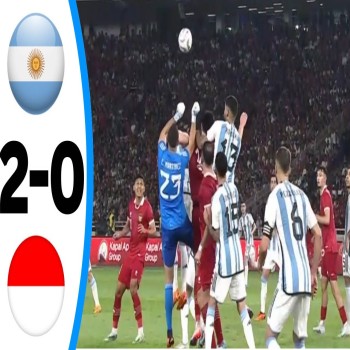 ไฮไลท์! อินโดนีเซียพ่ายคาบ้าน อาร์เจนติน่าบุกเชือด 2-0 ศึกฟุตบอลกระชับมิตรทีมชาติ