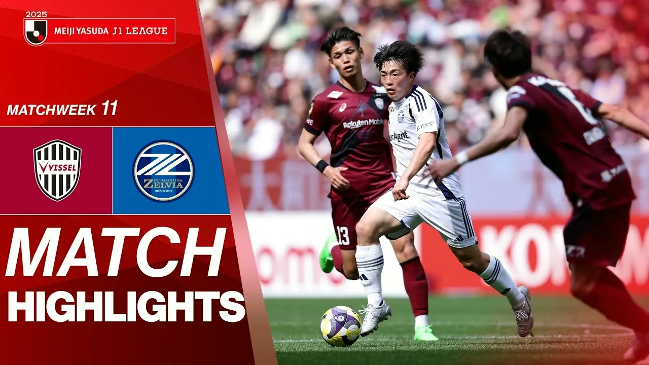 20 เมษายน 2568 วิสเซล โกเบ เฉือนชนะ มาชิดา เซลเวีย 1-0 ศึกเจลีก ญี่ปุ่น 2025 ชมไฮไลท์เด็ดจาก Liveball2567