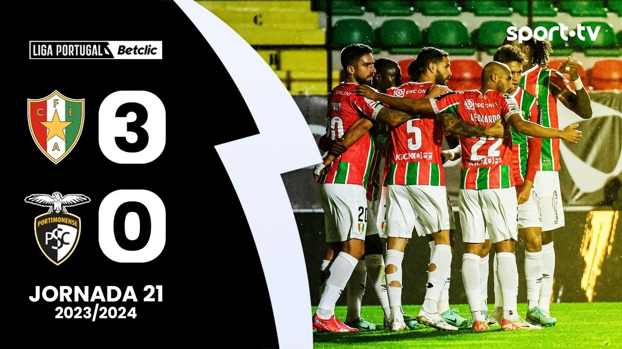 liveball2567.com 10/02/2567 ไฮไลท์ฟุตบอล Liga Portugal: อมาดอร่า ถล่ม ปอร์ติโมเนนเซ่ 3-0 เกมเด็ดแห่งศึกลีกา ซาเกรส โปรตุเกส