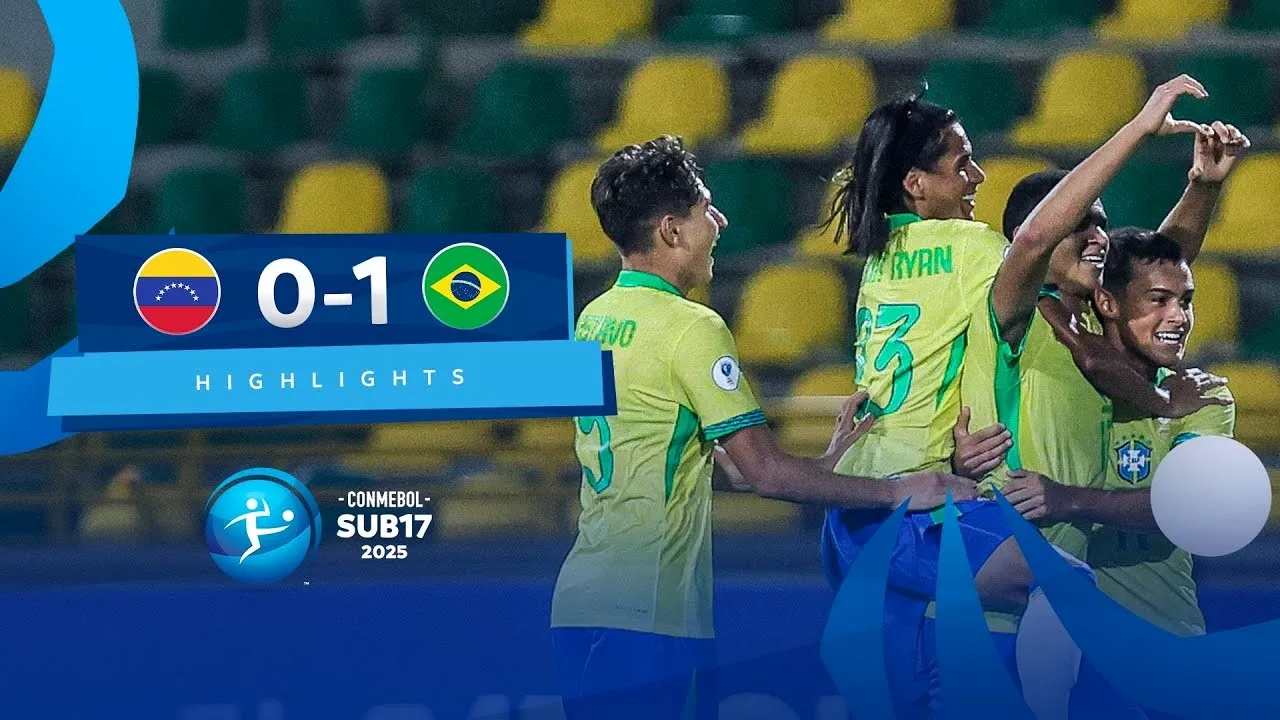 ไฮไลท์ฟุตบอล 4 เมษายน 2568 : ดวลเดือดคอนคาเคฟ U17 เวเนซุเอล่า(U17) พ่าย บราซิล(U17) 0-1 ศึกแชมเปี้ยนส์ชิพรุ่นอายุต่ำกว่า 17ปี 2025 วันที่ 04/04/2568
