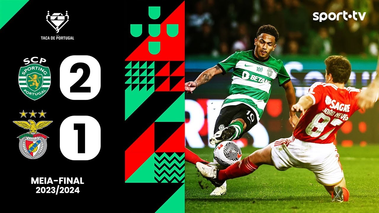 ไฮไลท์ฟุตบอล โปรตุเกส คัพ 2024 สปอร์ติ้ง ลิสบอน ชนะ เบนฟิก้า 2-1 ในวันที่ 1 มีนาคม 2567