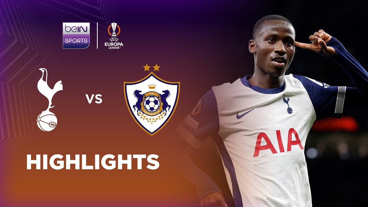 ไฮไลท์ท็อตแน่มฮ็อทสเปอร์สเปิดบ้านถล่มคาราบัค 3-0 เก็บสามแต้มยูฟ่ายูโรป้าลีกรอบแบ่งกลุ่ม 27 กันยายน 2567