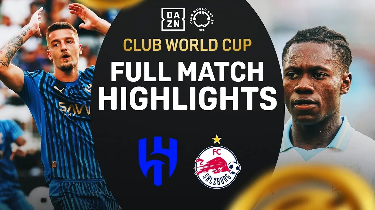 ไฮไลท์ฟุตบอล FIFA Club World Cup 2025 วันที่ 23/06/2568 เร้ดบูลล์ ซัลซ์บวร์กจากออสเตรีย เสมอ อัล ฮิลาลซาอุดิอาระเบีย 0-0 แบบไร้สกอร์