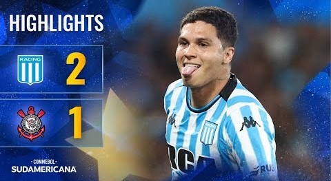 ไฮไลท์ฟุตบอล 1 พฤศจิกายน 2567 ราซิ่ง คลับ เปิดบ้านชนะ โครินเธียนส์ 2-1 ศึกโคปา ซูดาเมริกาน่า 2024 ที่เว็บ liveball2567.com