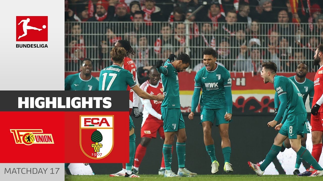 ไฮไลท์ฟุตบอลเอาก์สบวร์กบุกชนะยูเนี่ยน เบอร์ลิน 2-0 บุนเดสลีก้า เยอรมัน 2025 16/01/2568