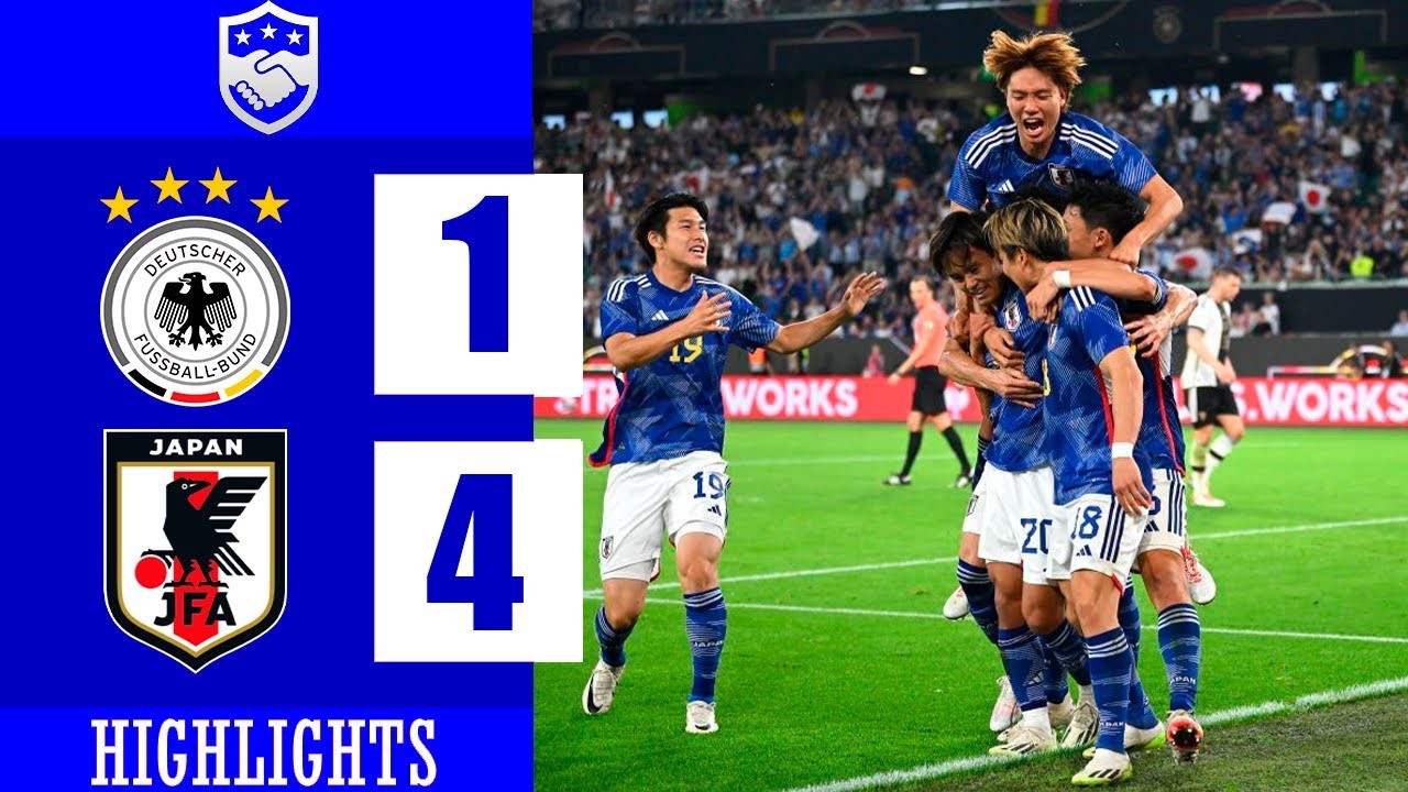 ไฮไลท์ฟุตบอล เยอรมัน 1-4 ญี่ปุ่น ศึกกระชับมิตรทีมชาติ ดุเดือดเดือดพล่านจาก liveball2567.com