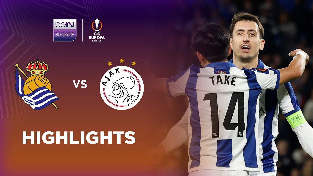 ไฮไลท์ฟุตบอล 29 พฤศจิกายน 2567: เรอัล โซเซียดาด 2-0 อาแจ็กซ์ อัมสเตอร์ดัม ศึกยูฟ่า ยูโรป้า ลีก รอบแบ่งกลุ่ม ฤดูกาล 2024