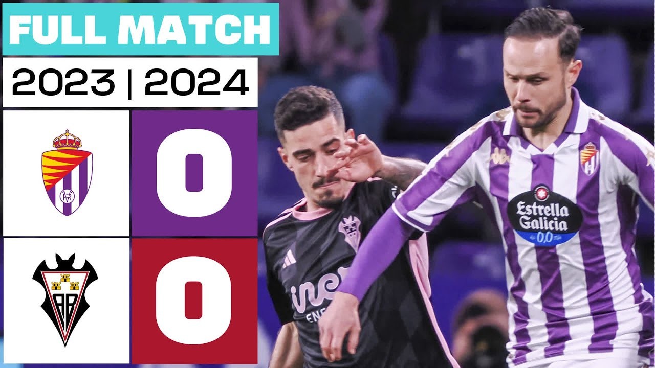 ไฮไลท์ฟุตบอล อเดลันเต้ สเปน 2024 เรอัล บายาโดลิด เสมอ อัลบาเซเต้ 0-0 เมื่อวันที่ 13/02/2567 ชมคลิปเด็ดจากใบแดงของเกมนี้ที่ liveball2567.com