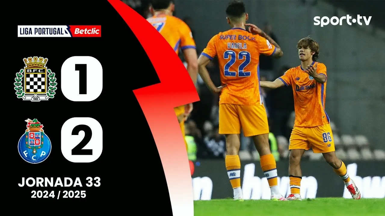 12 พฤษภาคม 2568 พลิกสกอร์! เอฟซี ปอร์โต้ บุกเฉือน เบาวิสต้า เอฟซี 2-1 ศึกลีกา ซาเกรส โปรตุเกส 2025 ลุ้นระทึกครบ 90 นาที ดูไฮไลท์บน liveball2567.com ชมสดตอนไหนก็ฟรี