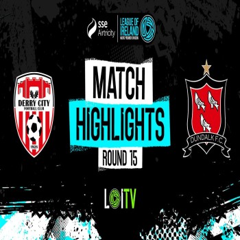 เดอร์รี่ ซิตี้ ถล่มดันดาล์คขาดลอย 3-0 คัมแบ็กจ่าฝูงไอร์แลนด์ พรีเมียร์ลีก