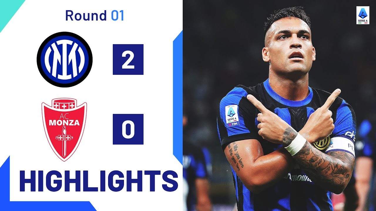 ฟุตบอลไฮไลท์ กัลโช่ เซเรียอาอิตาลี 2023 อินเตอร์ มิลาน เปิดรังชนะมอนซ่า 2-0 เก็บสามแต้มในลีกได้สำเร็จจาก liveball2567
