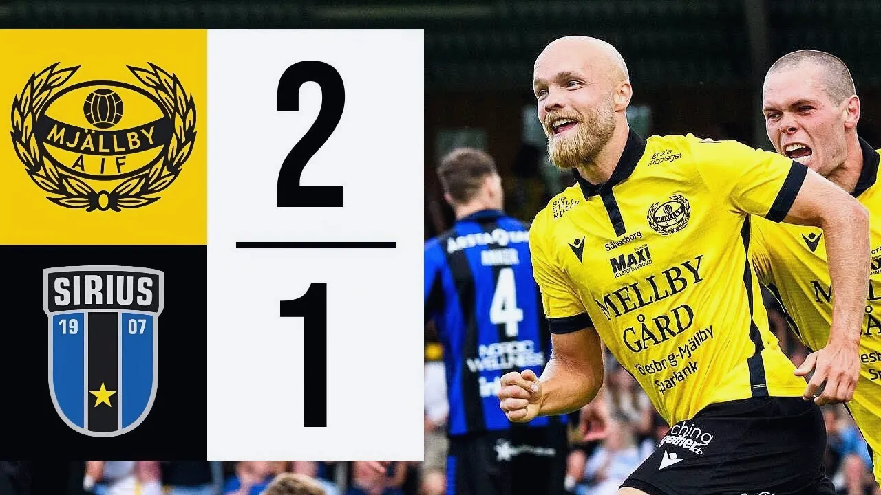ไฮไลท์ฟุตบอล มอลล์บี้ พลิกชนะ ซิริอุส 2-1 ประเดิมศึกสวีเดน ออลสเวนส์คาน 2025 วันที่ 28/07/2568