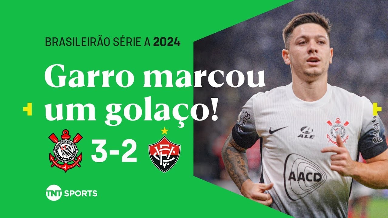 ไฮไลท์ฟุตบอลเกมเดือด โครินเธียนส์ เฉือน วิตอเรีย บีเอ 3-2 ศึกบราซิล ซีรี่ย์เอ 2024 วันที่ 5 กรกฎาคม 2567