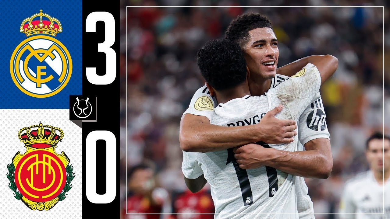 ไฮไลท์ฟุตบอล 10/01/2568 เรอัล มาดริด ถล่ม มายอร์ก้า 3-0 ศึกสเปน ซุปเปอร์คัพ รอบรองชนะเลิศ ลิ้งดูบอลสด liveball2567.com