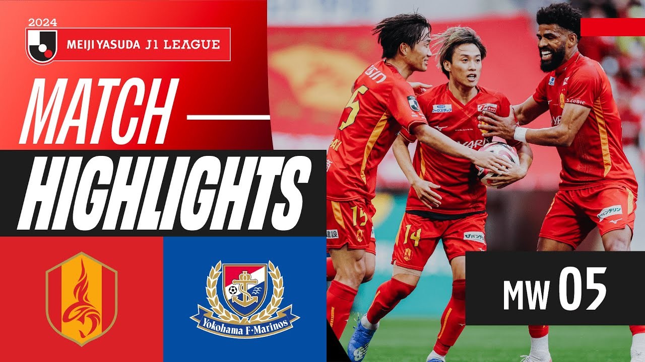 liveball2567 ชูนาทีเดือด นาโกย่า แกรมปัสเฉือนโยโกฮาม่า เอฟ มารินอส 2-1 ศึกเจลีกญี่ปุ่น 2024 30 มีนาคม 2567