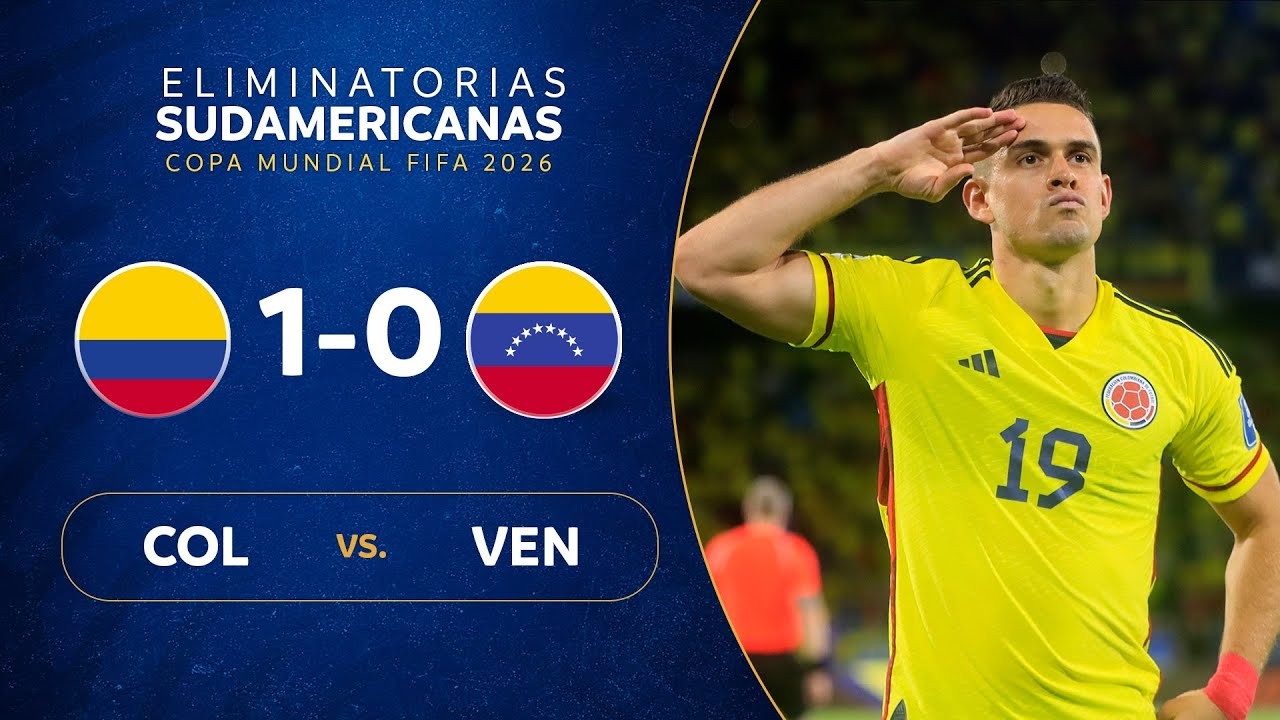 ไฮไลท์ฟุตบอลโลก รอบคัดเลือก โซนอเมริกาใต้ โคลอมเบีย เฉือน เวเนซุเอลา 1-0 เก็บสามแต้มสำคัญ พร้อมชมคลิปเต็มที่ liveball2567.com