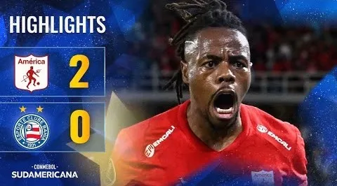 ไฮไลท์ฟุตบอลโคปา ซูดาเมริกาน่า 2025 อเมริกา เด กาลี ชนะบาเฮีย บีเอ 2-0 ในเกมวันที่ 23/07/2568