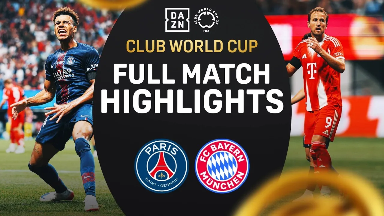 ไฮไลท์ฟุตบอล ปารีส แซงต์ แชร์กแมง ฝรั่งเศส 2-0 บาเยิร์น มิวนิค เยอรมัน ศึกฟีฟ่าคลับเวิลด์คัพ รอบก่อนรองชนะเลิศ 2025 6 กรกฎาคม 2568