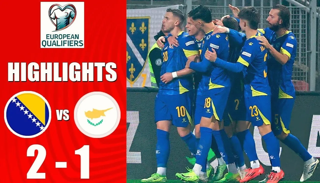 ไฮไลท์ บอสเนีย เชือดไซปรัส เฉือน 2-1 : ฟุตบอลโลก 2026 รอบคัดเลือก โซนยุโรป 25/03/2568 ครบทุกประตูที่ liveball2567