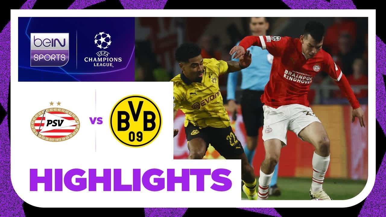 Liveball2567 ขอเสนอไฮไลท์บอล PSV Einsdhoven 1-1 Borussia Dortmund ศึกยูฟ่าแชมเปี้ยนส์ลีก รอบ16ทีมแรก วันที่ 21 กุมภาพันธ์ 2567