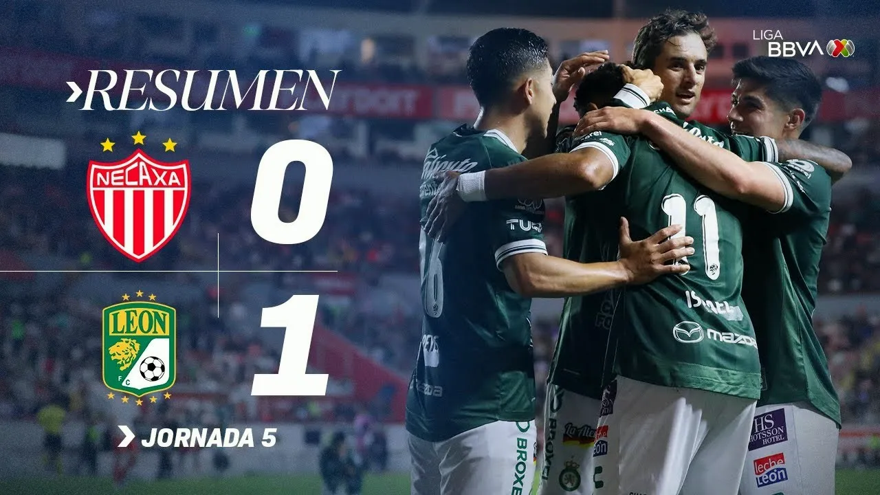 ไฮไลท์ฟุตบอล เม็กซิโก พรีเมร่า ดิวิชั่น 2025 คลับ เลออน เฉือนชนะ เนกาซ่า 1-0 วันที่ 16 สิงหาคม 2568