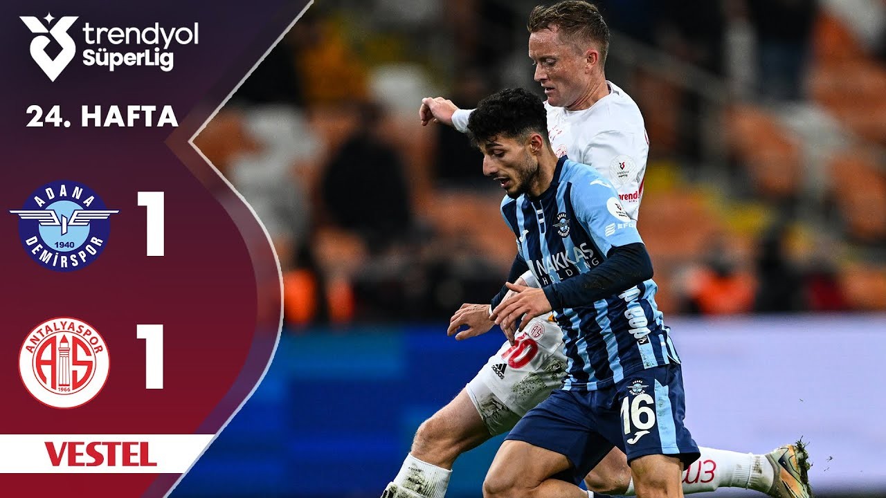 เปิดศึกสายเลือดร้อน อดาน่า เดมิร์สปอร์ เสมอ อันตัลยาสปอร์ สุดมันส์ 1-1 ในเกมตุรกี ซุปเปอร์ลีก ประจำวันที่ 15 กุมภาพันธ์ 2568 จาก liveball2567.com