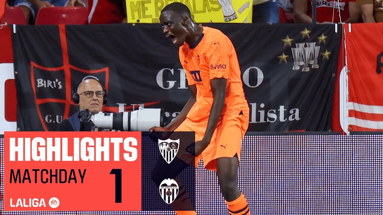 ไฮไลท์ฟุตบอล เซบีย่าพ่าย บาเลนเซีย 1-2 ศึกลาลีก้า สเปน ลุ้นเข้มข้นจบเด็ดขาด