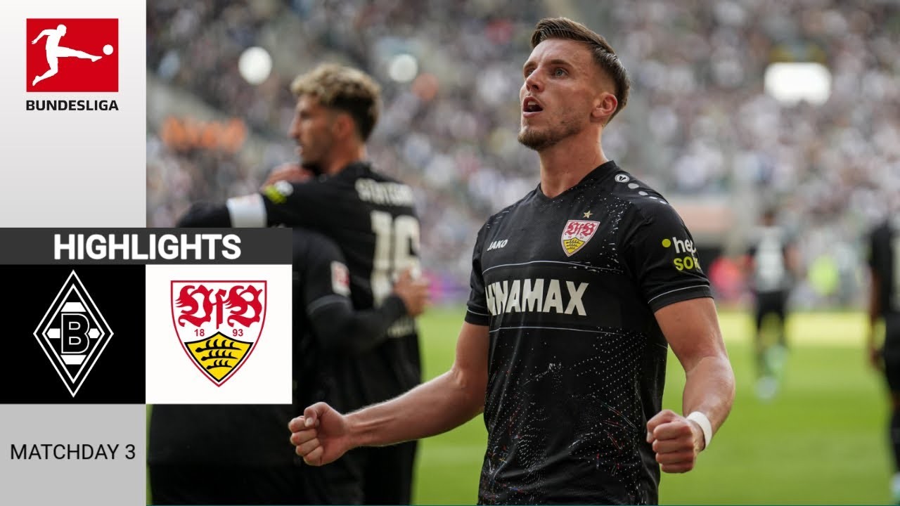 ไฮไลท์บุนเดสลีก้า 15 กันยายน 2567 : สตุ๊ตการ์ตบุกชนะมึนเช่นกลัดบัค 3-1 ปลดล็อกชัยนอกบ้านฤดูกาล2024