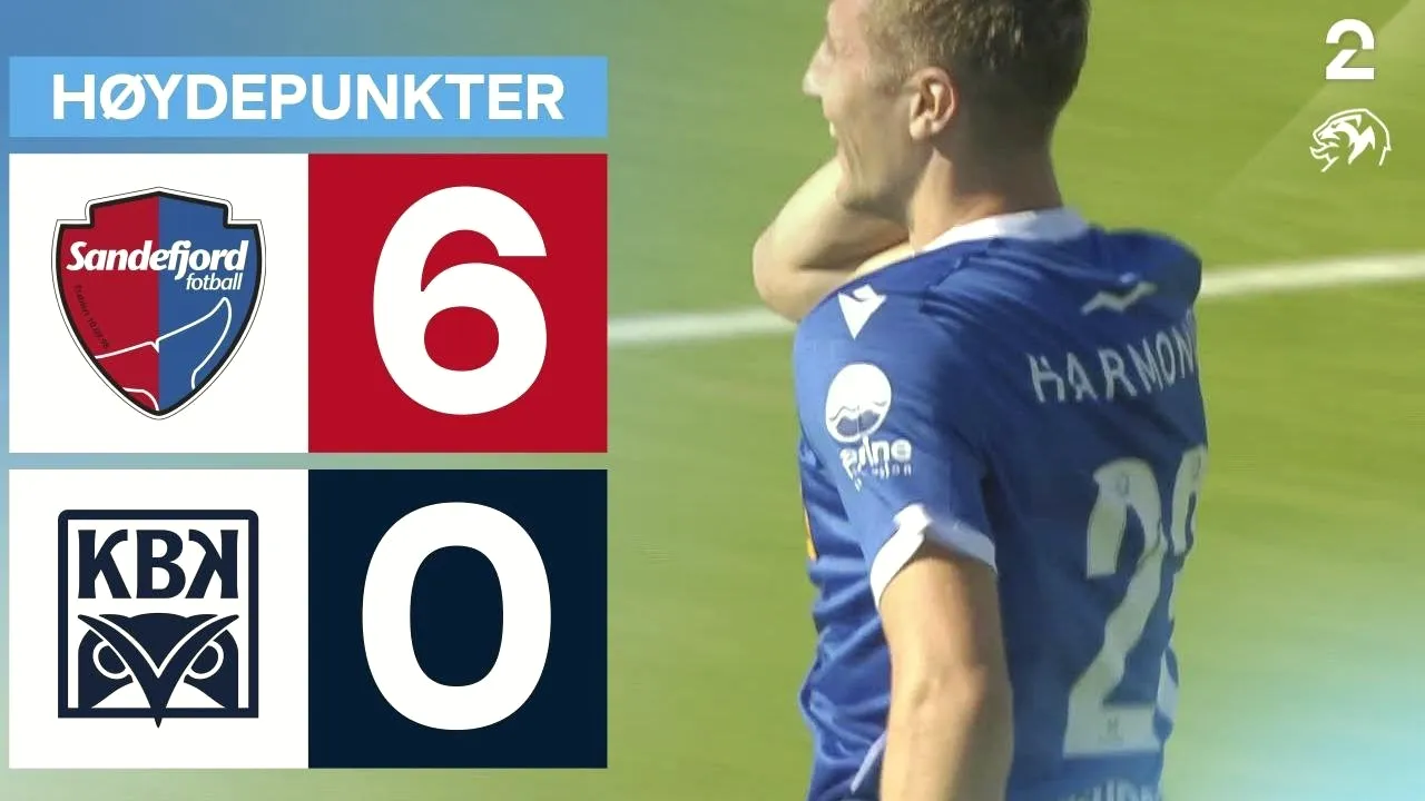 ซานเดฟยอร์ดถล่มยับคริสเตียนซุนด์ ราคาหกดอก 6-0 ศึกนอร์เวย์ทิปเปลีเก้น 21/07/2568