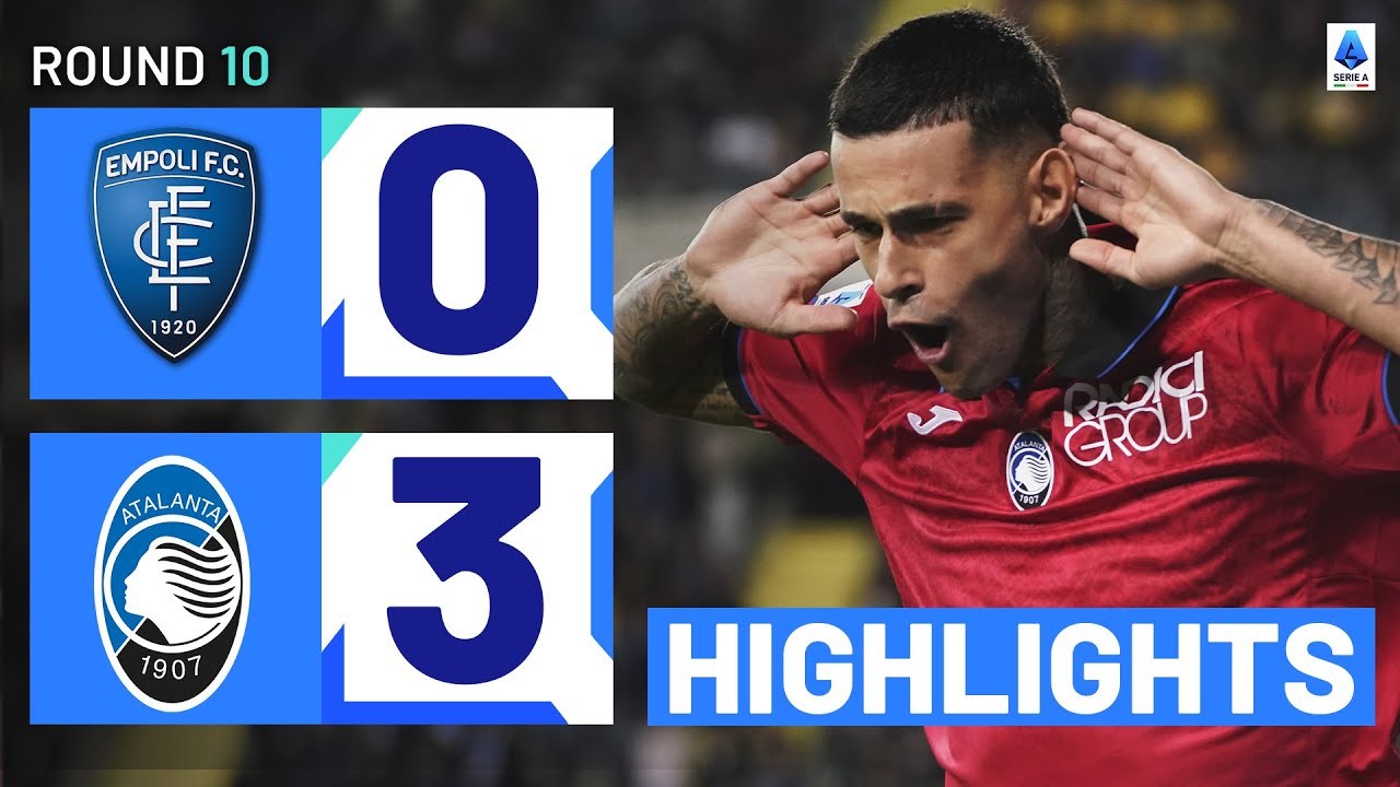 31 ตุลาคม 2566 : เอ็มโปลี 0-3 อตาลันต้า ไฮไลท์เซเรียอาพ่ายคารังยับเยิน