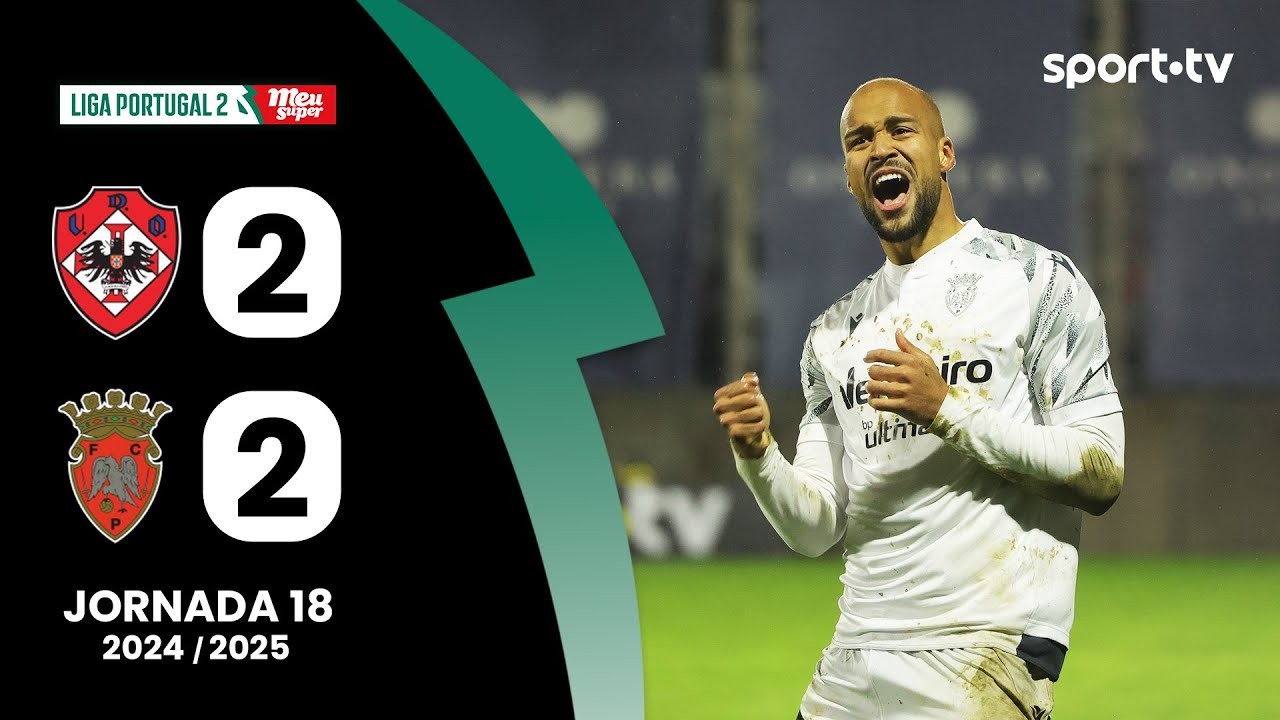 ไฮไลท์ฟุตบอล 21/01/2568 โปรตุเกส ดิวิชั่น2 โอลิเวียเร็นเซ่ เสมอ เปนาฟิลด์ 2-2 สนามบ้านพลพรรค สามแต้มหลุดมือจบค่ำคืน