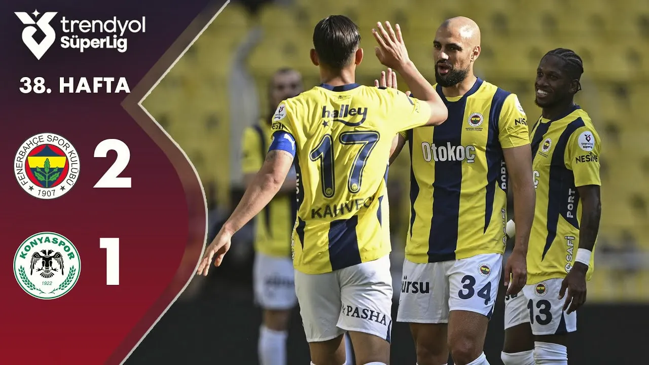 ไฮไลท์ฟุตบอล เฟเนร์บาห์เช่ เปิดบ้านพลิกชนะ คอนยาสปอร์ 2-1 ศึกตุรกี ซุปเปอร์ลีก 01/06/2568
