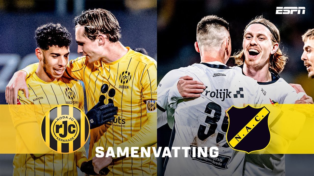 ไฮไลท์ฟุตบอล โรด้า เจซี ชนะ เอ็นเอซี เบรด้า 3-1 ฮอลแลนด์ จูปิแลร์ลีก 2024 วันที่ 24 มีนาคม 2567