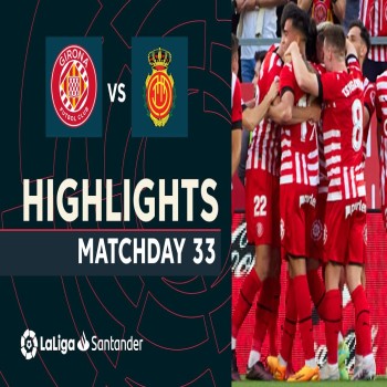 ไฮไลท์ฟุตบอลลาลีก้าสเปน 2022/23 คิโรน่าเฉือนมายอร์ก้า 2-1 ในศึกนัดกลางสัปดาห์