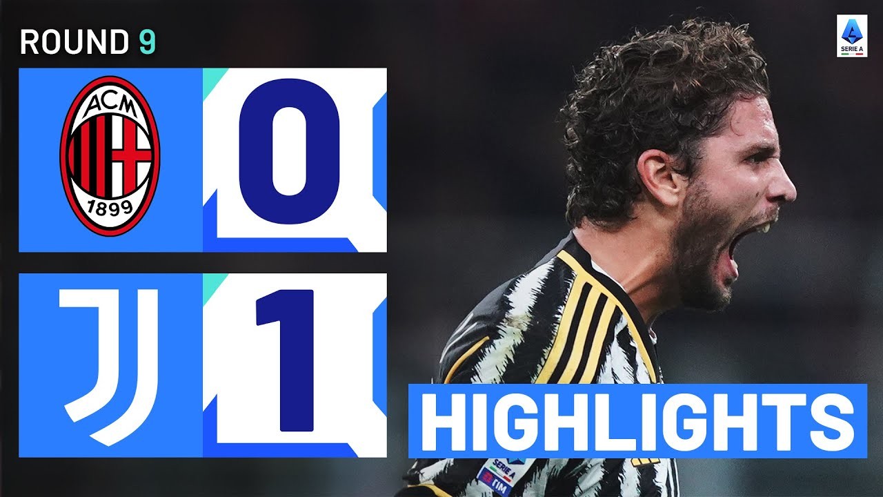 ไฮไลท์ฟุตบอลสด ยูเวนตุส บุกชนะ เอซี มิลาน 1-0 ในศึกกัลโช่ เซเรียอา อิตาลี ประจำวันที่ 23 ตุลาคม 2566