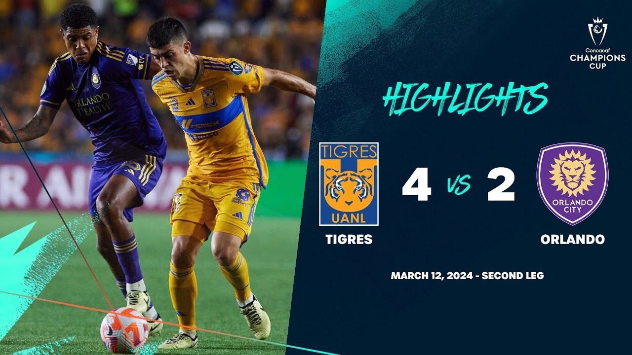 ไฮไลท์ฟุตบอลคอนคาเคฟ แชมเปี้ยนส์ คัพ 2024 วันที่ 13/03/2567 ไทเกรส ยูเอเอ็นแอล ถล่ม ออร์แลนโด้ ซิตี้ 4-2 สนุกมันส์ครบเครื่อง
