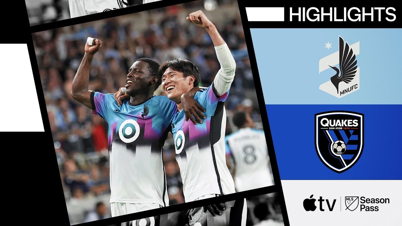 ลุยไฮไลท์ 21/07/2567 มินนิโซต้า ยูไนเต็ด เฉือน ซาน โฮเซ่ เอิร์ธเควกส์ 2-0 ยูเอสเอ เมเจอร์ลีก ซอคเกอร์ 2024 แซมซิวสองประตูพลิกเกมเดือด