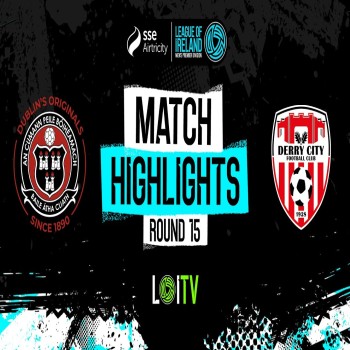 ไฮไลท์ฟุตบอลเดอร์รี่ ซิตี้บุกชนะโบฮีเมี่ยนส์ 1-0 ในศึกไอร์แลนด์พรีเมียร์ลีก 2023 ที่สนามโคลิเซียมของเจ้าถิ่น