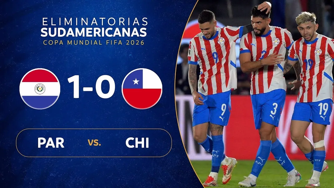 ไฮไลท์บอล ปารากวัย เฉือน ชิลี 1-0 ศึกฟุตบอลโลกรอบคัดเลือก โซนอเมริกาใต้ ฤดูกาล 2025 วันที่ 21 มีนาคม 2568 ที่ลีกเว็บดัง liveball2567.com